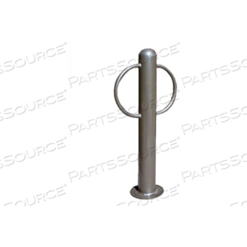 4 КЛАССИЧЕСКИЙ ВЕЛОСИПЕДНЫЙ СТОЛБИК, ДИАМЕТР СТОЛБА 8, ВМЕСТИМОСТЬ 2 ВЕЛОСИПЕДА, ДВУХСТОРОННИЙ, КРЕПЛЕНИЕ В ЗЕМЛЕ, ЗЕЛЕНЫЙ, 2834S