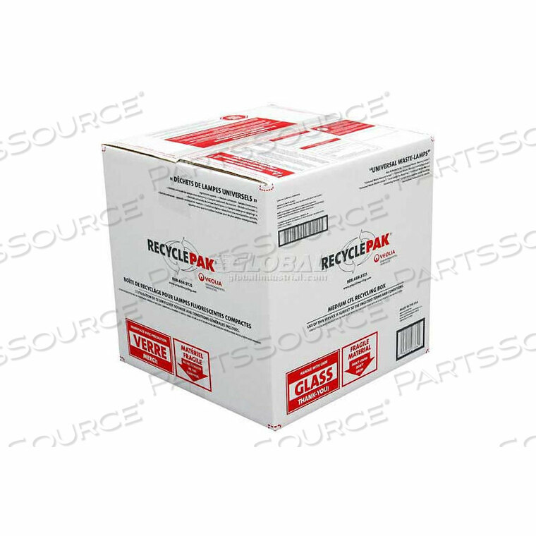 OEM#: SUPPLY-192MEDIUM CFL RECYCLING BOX от ELGA LabWater LLC (компания Veolia)