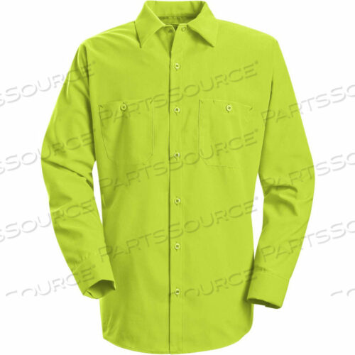 OEM#: SS14YELNXXLRED KAP РАБОЧАЯ РУБАШКА С ДЛИННЫМ РУКАВОМ ПОВЫШЕННОЙ ВИДИМОСТИ, ФЛУОРЕСЦЕНТНАЯ ЖЕЛТАЯ/ЗЕЛЕНАЯ, ДЛЯ ВЫСОКИХ, 2XL от VF Imagewear, Inc.