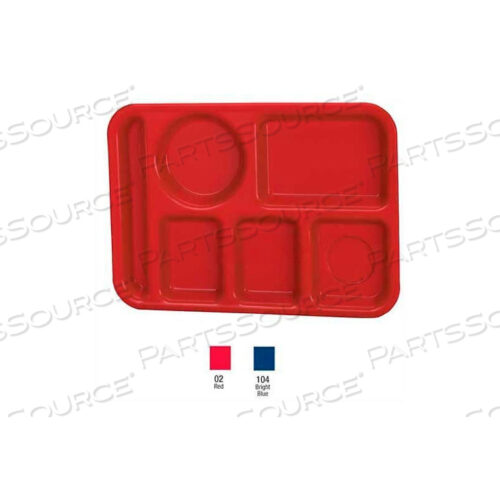 ПОДНОСЫ ДЛЯ ШКОЛЬНЫХ ОТДЕЛЕНИЙ TRAEX ИЗ ПОЛИПРОПИЛЕНА, ЛЕВЫЙ ПОДНОС, ЯРКО-СИНИЙ