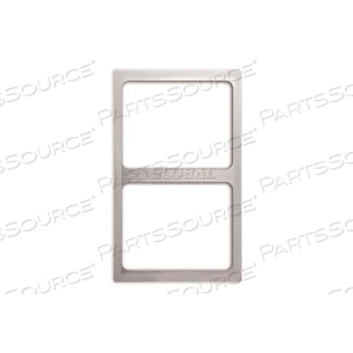 ШАБЛОН ОДНОРАЗМЕРНОЙ ПОСУДЫ MIRAMAR, ДВЕ МАЛЕНЬКИЕ ПИЩЕВЫЕ КАСТРЮЛИ, НЕРЖАВЕЮЩАЯ СТАЛЬ, САТИНОВЫЙ КРАЙ