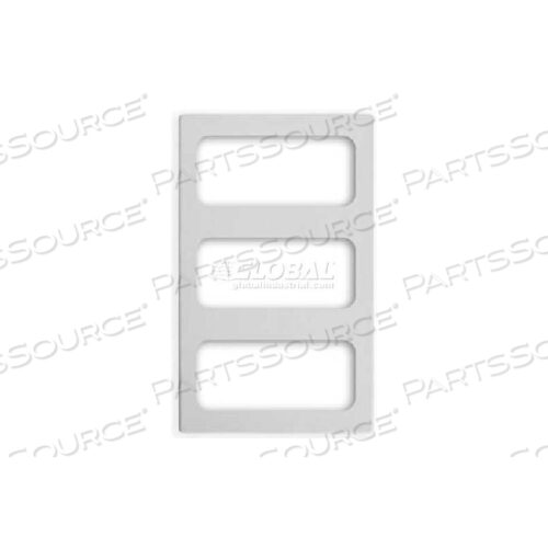 ШАБЛОН ИЗ СМОЛЫ MIRAMAR ДЛЯ СОВРЕМЕННОЙ КАСТРЮЛИ, ТРИ МАЛЕНЬКИХ ПРЯМОУГОЛЬНИКА, БЕЛЫЙ КАМЕНЬ