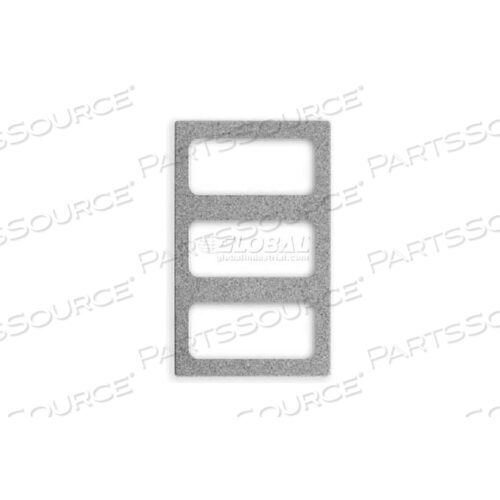 ШАБЛОН ИЗ СМОЛЫ MIRAMAR ДЛЯ СОВРЕМЕННОЙ КАСТРЮЛИ, ТРИ МАЛЕНЬКИХ ПРЯМОУГОЛЬНИКА, СЕРЫЙ ГРАНИТ