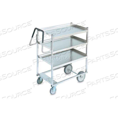 ЭРГОНОМИЧНАЯ ТЕЛЕЖКА HEAVY DUTY С 3 ПОЛКАМИ, НЕРЖАВЕЮЩАЯ СТАЛЬ, НАГРУЗКА 650 ФУНТОВ