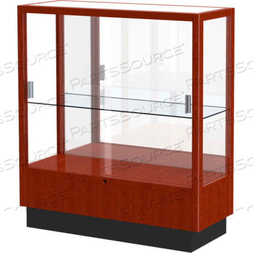 ВЕЩЕВОЙ КОРПУС HERITAGE, ЗЕРКАЛЬНАЯ ЗАДНЯЯ СТОЛБИКОВАЯ СТЕНКА, РАМА ИЗ ВИШНЕВОГО ДУБА, 36 Д X 40 В X 14 Г