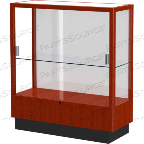 ВЕЩЕВОЙ КОРПУС HERITAGE, БЕЛАЯ ЗАДНЯЯ СТОЛБИКОВАЯ СТОРОНА, РАМА ИЗ ВИШНЕВОГО ДУБА, 36 Д X 40 В X 14 Г