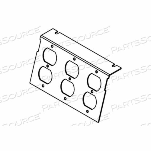 C8005P-3DBP НАПОЛЬНАЯ КОРОБКА AC8105 и AC8850 ПЛАТА (3) ДУПЛЕКСНЫЕ УСТРОЙСТВА KOS