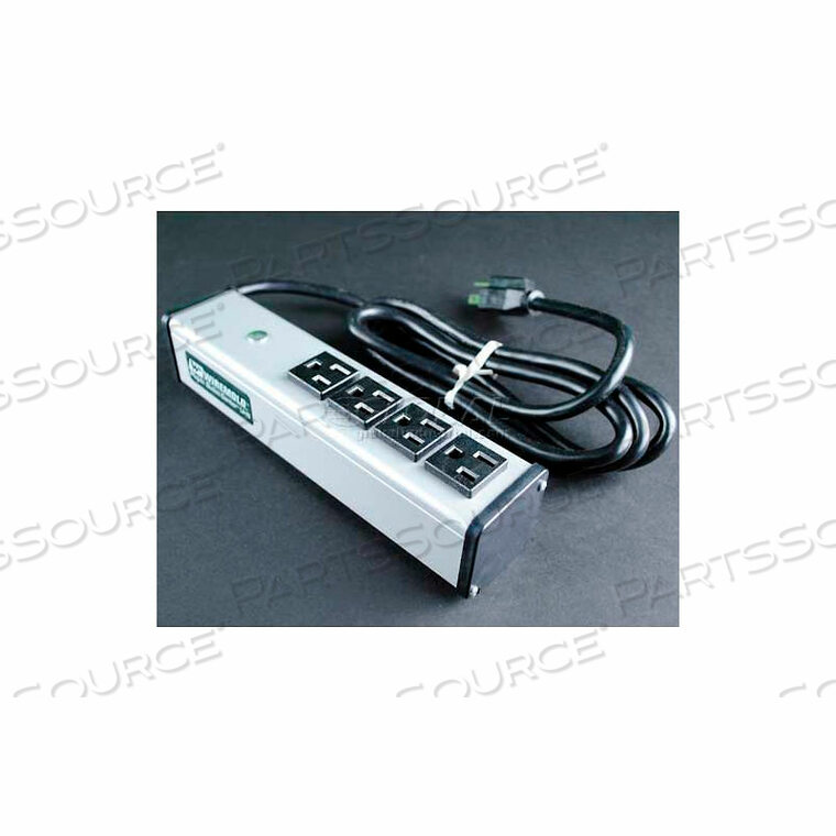 OEM#: UL101BD*UL101BD МНОГОРОЗЕТОЧНЫЙ БЛОК ПИТАНИЯ, 125 В, 15 А, 9-1/4 Л, 4 РОЗЕТКИ, 15 ШНУРОВ от Wiremold