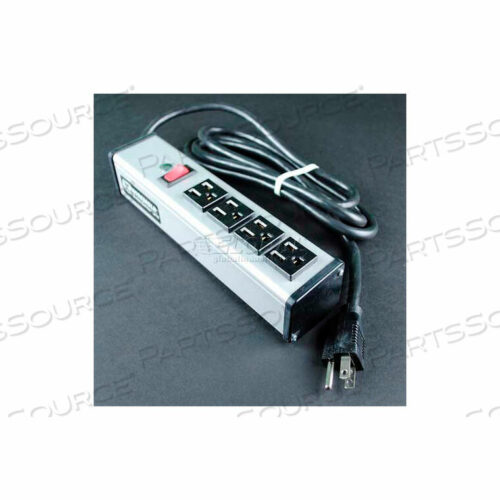 OEM#: UL104BD*UL104BD МНОГОРОЗЕТОЧНЫЙ БЛОК ПИТАНИЯ, 125 В, 15 А, 9-1/4 Л, 4 РОЗЕТКИ, 15 ШНУРОВ от Wiremold