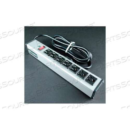 OEM#: UL204BC*UL204BC БЛОК ПИТАНИЯ С МНОГОРОЗЕТКАМИ, 125 В, 15 А, 13 л, 7 РОЗЕТОК, 6 ШНУРОВ от Wiremold