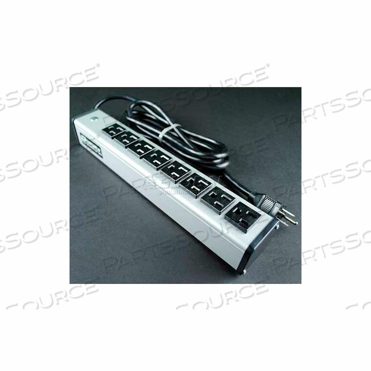 OEM#: UL205BC*UL205BC МНОГОРОЗЕТОЧНЫЙ БЛОК ПИТАНИЯ, 125 В, 15 А, 13 л, 8 РОЗЕТОК, 6 ШНУРОВ от Wiremold