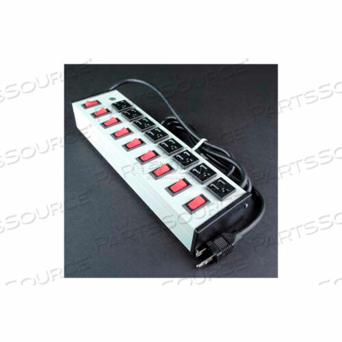 OEM#: UL209BD*UL209BD МНОГОРОЗЕТОЧНЫЙ БЛОК ПИТАНИЯ, 125 В, 15 А, 13 л, 8 РОЗЕТОК, 15 ШНУРОВ от Wiremold