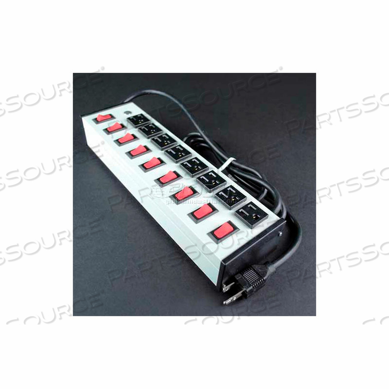 OEM#: UL209BD*UL209BD МНОГОРОЗЕТОЧНЫЙ БЛОК ПИТАНИЯ, 125 В, 15 А, 13 л, 8 РОЗЕТОК, 15 ШНУРОВ от Wiremold