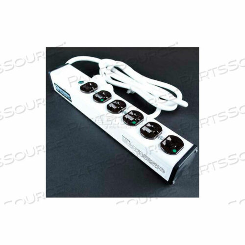 OEM#: ULBH6-6*ULBH6-6 МНОГОРОЗЕТОЧНЫЙ БЛОК ПИТАНИЯ, 13-1/4L, 6 РОЗЕТОК, 6 ШНУРОВ от Wiremold