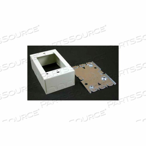 OEM#: V5745*РОЗЕТКА ДЛЯ УСТРОЙСТВА, 1 БЛОК, СТАЛЬ, ДXШXГ: 4,62 X 2,87 X 1,75 ДЮЙМА, ЦВЕТ СЛОНОВАЯ КОСТЬ от Wiremold