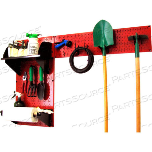 OEM#: 30-GRD-200 RBPEGBOARD ОРГАНАЙЗЕР ДЛЯ САДОВЫХ ИНСТРУМЕНТОВ, КРАСНЫЙ/ЧЕРНЫЙ, 48 X 32 X 9 от Wall Control Pegboard