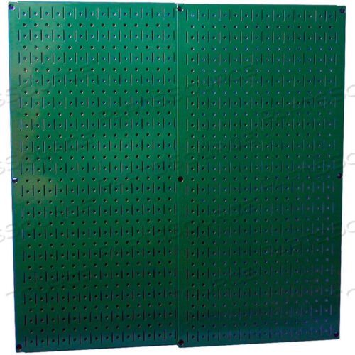OEM#: 30-P-3232 GNPEGBOARD PACK- 2 ПАНЕЛИ, ЗЕЛЕНЫЙ МЕТАЛЛ, 32 X 32 X 3/4 от Wall Control Pegboard