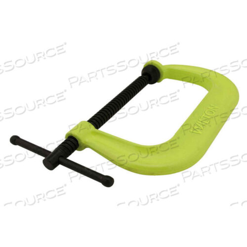 OEM#: 14306WILTON MODEL 410-SF 2-10-1/8 JAW OPENING 6 THROAT DEPTH DROP FORGED HI-VIS C-CLAMP by Wilton/ Walter Meier Manufacturing Americas