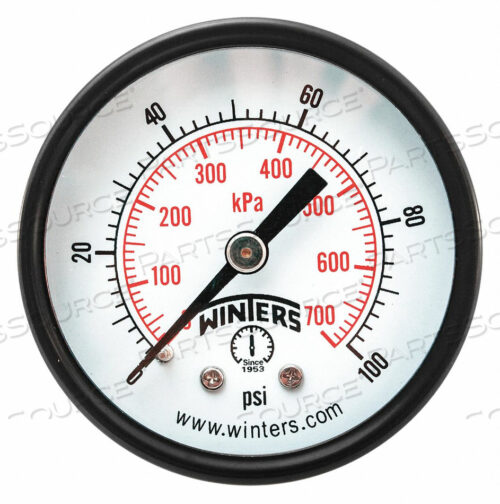 OEM#: PEM1406ECONOMY 2 0-100 PSI/KPA 1/8 NPT BACK от Winters Instruments