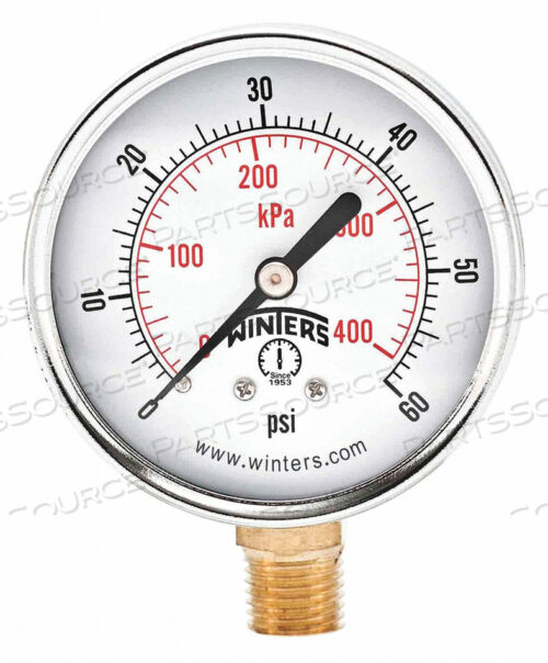 ЭКОНОМ 2.5 0-60 PSI/KPA 1/4 NPT BTM