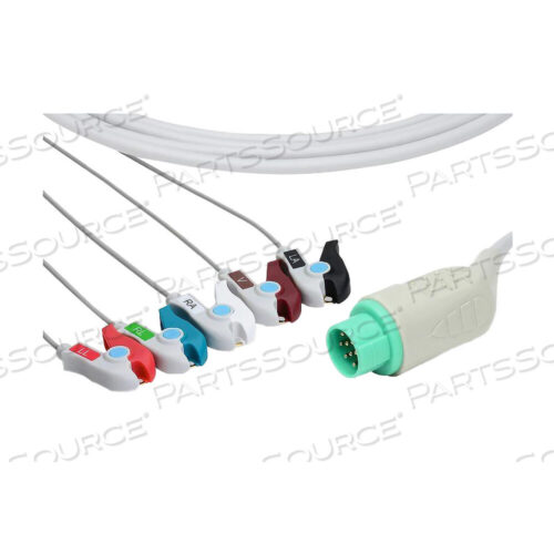 OEM#: IAA-004375 СБОРКА КАБЕЛЯ ЭКГ ОТВЕДЕНИЙ от Arrow International (Teleflex Medical)