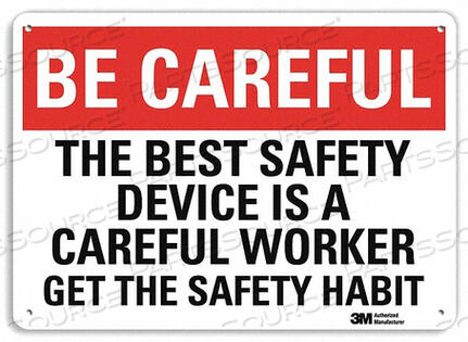 OEM#: U7-1041-NA_14X10ЗНАК «ОСТОРОЖНО!» 14 Ш 10 В 0,040 ТОЛЩИНА от Lyle Signs Inc.