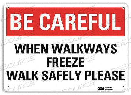 OEM#: U7-1057-NP_14X10ЗНАК «ОСТОРОЖНО» 14 Ш X 10 В, ТОЛЩИНА 0,055 от Lyle Signs Inc.