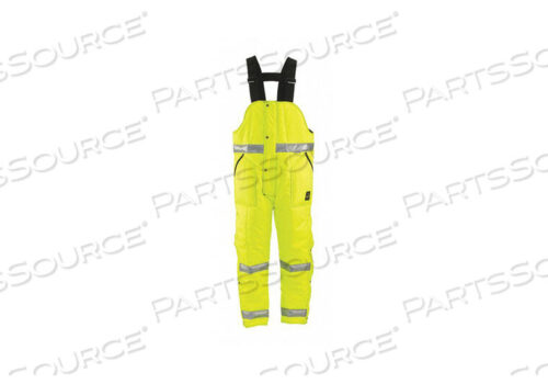 OEM#: 0385SHVLLARL2L2 Комбинезон HIVIS IRON-TUFF HIGH BIB, короткий, HIVISLIME-желтый - большой от RefrigiWear