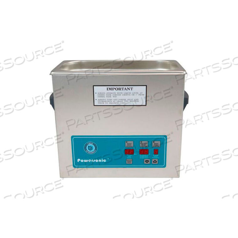 OEM#: 0500PD045-1 УЛЬТРАЗВУКОВАЯ СИСТЕМА ОЧИСТКИ СТОЛЕШНИЦЫ - ЦИФРОВОЙ ТАЙМЕР/КОНТРОЛЬ НАГРЕВА/МОЩНОСТИ, 1,5 ГАЛЛОНА, 45 КГЦ, 115 В от Crest Ultrasonics