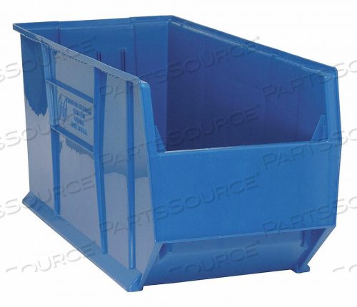 OEM#: QUS993BLПЛАСТИКОВЫЙ ХАЛК ШТАБЕЛИРОВАННЫЙ ЯЩИК, 16-1/2 Ш X 36 Г X 17-1/2 В, СИНИЙ от Quantum Storage Systems