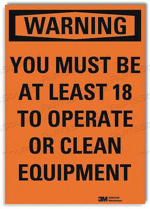 OEM#: U6-1283-RD_7X10ПРЕДУПРЕЖДАЮЩИЙ ЗНАК ДОЛЖЕН БЫТЬ НЕ МЕНЕЕ 18 7 ДЮЙМОВ W от Lyle Signs Inc.