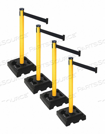 BARRIER SYSTEMS POST ЖЕЛТЫЙ 10-ФУТОВЫЙ ЛЕНТА
