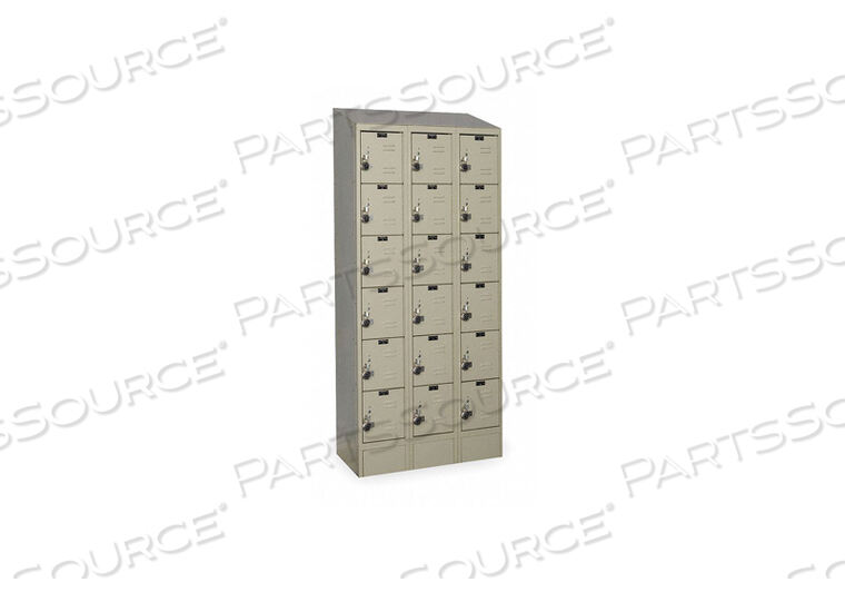 OEM#: URB3228-6ASB-PTREADY-BUILT II ШКАФЧИК ШЕСТИ ЯРУСНЫЙ 3 ШИРИНЫ - 12 X 12 X 12 - КОРИЧНЕВЫЙ от Hallowell