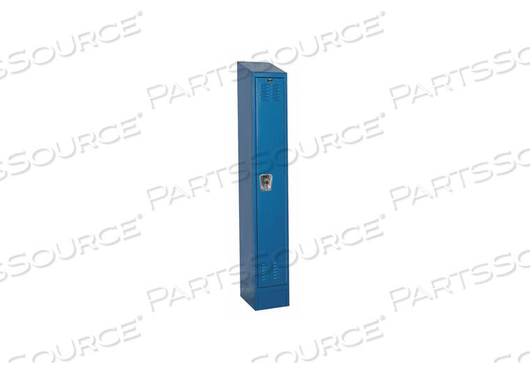 OEM#: URB1288-1ASB-MBREADY-BUILT II ОДНОЯРУСНЫЙ 1-ДВЕРНЫЙ СТАЛЬНОЙ ШКАФЧИК, 12ШX18DX72В, СИНИЙ, СБОРКА Hallowell