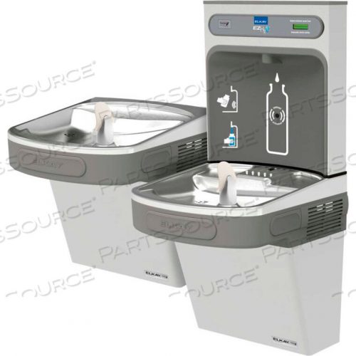 OEM#: EZSTLG8WSSKEZH2O СТАНЦИЯ ДЛЯ ЗАПРАВКИ БУТЫЛОК ВОДЫ, ДВУХУРОВНЕВЫЙ ЗЕЛЕНЫЙ ADA-ХОЛОДИЛЬНИК, ХОЛОДИЛЬНАЯ СТАЛЬ, производитель Elkay