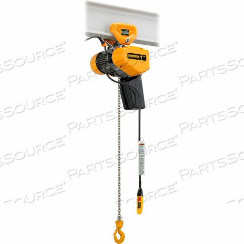 OEM#: EQP005SD-15-230V-CCEQ 1/2 ТОННЫ, ДВУХСКОРОСТНАЯ, ЭЛЕКТРИЧЕСКАЯ ЦЕПНАЯ ТАЛЬ С ТОЛКАЮЩЕЙ ТЕЛЕЖКОЙ, 15 ПОДЪЕМОВ, 25/4.2 FPM, 230 В от Harrington