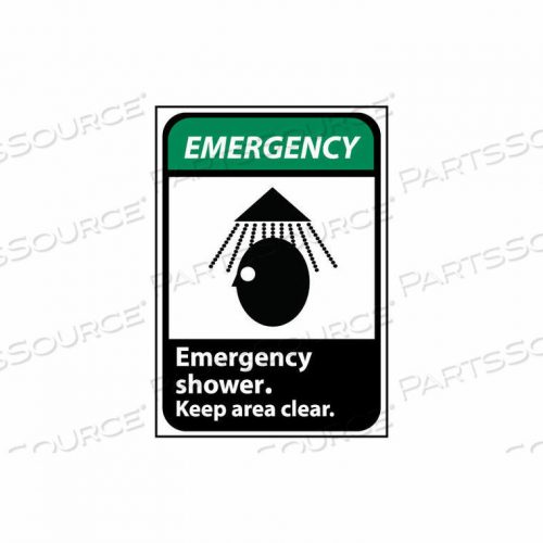 OEM#: EGA2ABEАВАРИЙНЫЙ ЗНАК 14X10 АЛЮМИНИЙ - АВАРИЙНЫЙ ДУШ, СОДЕРЖИТЕ ЗОНУ В ЧИСТОМ ВИДЕ от National Marker Company