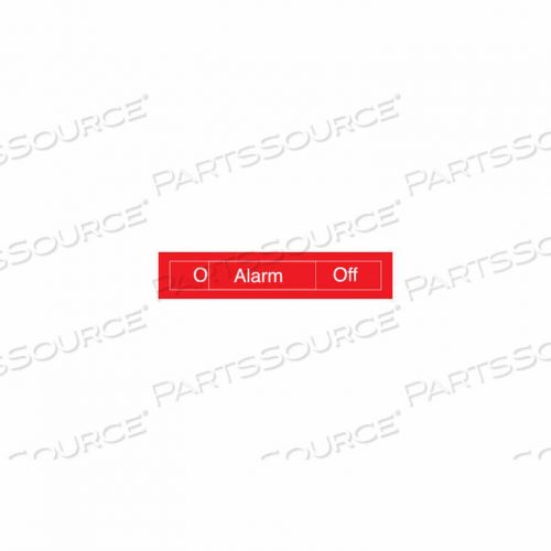 OEM#: EN308GYВыгравированный знак присутствия - СИГНАЛИЗАЦИЯ ВКЛ. ВЫКЛ. - СЕРЫЙ от National Marker Company