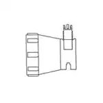 1546746-3 (Стандартный круглый разъем)