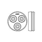 213899-1 (Стандартный круглый разъем)