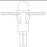 1053A5 (Индикаторные лампы панели)