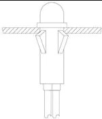 1091М1-6В (Индикаторы крепления светодиодной панели)
