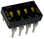 209-4LPSTD (DIP -переключатели / переключатели SIP)