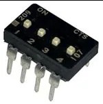 209-4LPSTF (DIP -переключатели / переключатели SIP)