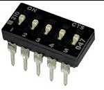 210-5MS (DIP -переключатели / переключатели SIP)
