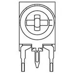 N6S25T0N-503-3030 (Резисторы триммера - через отверстие)