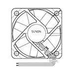 MF50201V1-1B00U-A99 (Поклонники Blowers & Centrifugal)
