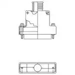 507-145M21HB (D-Sub Backshells)