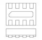 UCLAMP0508T.TCT (Диоды защиты ESD / телевизоры)