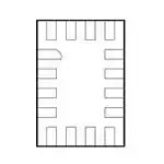 NX3L2467GU,115 (Аналоговый переключатель ICS)